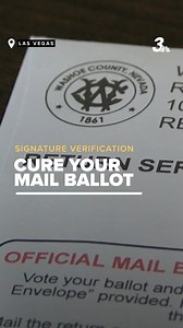 During the tabulation process for mail ballots, some ballots may require additional verification. Voters who need to cure their ballots have until Nov. 12 to do so. Voters can look online at VOTE.NV.gov to see if their ballot has been received and if a signature or ID cure is needed. County officials will contact voters, using the contact information from their voter registration file, if there are issues with their ballots. You can view and update your contact information and address on Nevada’
