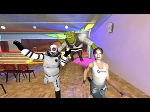 FAST SHREK CHASE US AT SCHOOL | GARRY'S MOD
