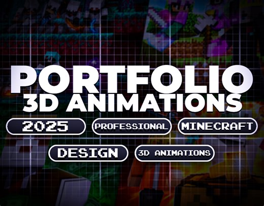 Minecraft 3D ANIMATIONS - SzarPi GFX