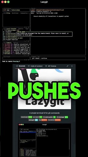 Simplify Git with LazyGit - A Visual Interface for Version Control #git #terminal #programming #vim