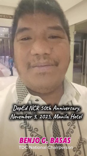 DepEd NCR, Golden Anniversary Gala. November 3, 2025, Manila Hotel, Fiesta Pavilion. #DepEdNCRat50 #OneNCRStrongerTogetherRise #ManilaHotel | Benjo Basas
