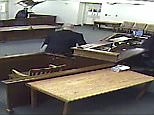 Defendant hurls chairs at judge in court after being sentenced