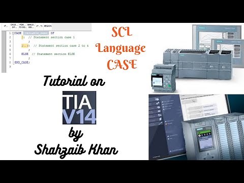 Siemens TIA Portal - Tutorial 46 - SCL Language Basics CASE (PLC)