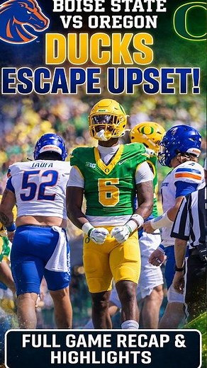 Boise State vs Oregon