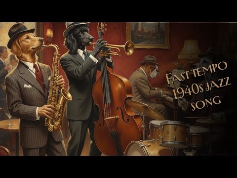 1940s Bebop Jazz Song - Swingin Through the Night - Me And You - Crazy Jazz