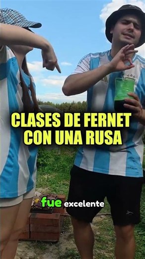 A RUSSIAN girl learns how to make Argentine fernet in Russia 😳🇦🇷