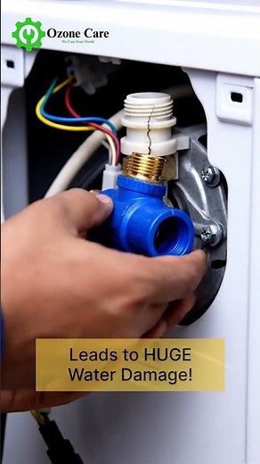 2025 STOP That DRIP! 🥶 Washing Machine LEAK Fix & Hidden Frozen Valve Crack Repair #ozonecare