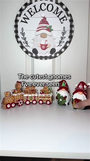 These mini Christmas gnomes are officially my favorite holiday find. They’re tiny, detailed, and look cute on shelves, mantles… anywhere. If you love decorating for Christmas, you need these. #Christmasdecor #ChristmasGnome #GnomeDecor #christmasdecorations #holidaydecor