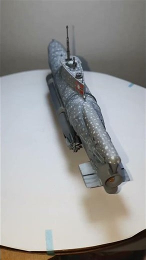 Готова модель надмалого підводного човна U-Boot Typ 23 "Seehund" #scalemodels #kriegsmarine #uboot