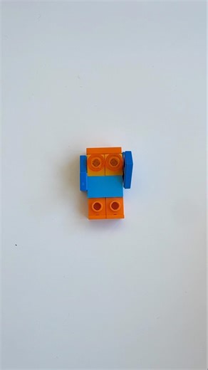 I built a colorful little Lego robot 🤖 #LegoBuild #CreativeFun #MiniRobot #Creation #BuildAndPlay