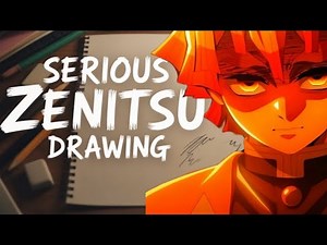 DRAW Zenitsu's Serious Face Like a Pro!
