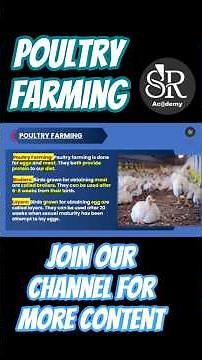 Poultry Farming in 1 Minute 🐔 | Class 9 Science #cbse # ncert #viral #youtubeshorts #shorts