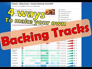 How To Make Backing Tracks (4 ways!)