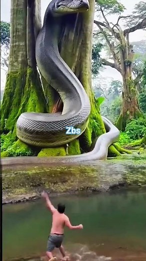 TITANOBOA SNAKES AS LARGE AS GIANT BANYAN TREES #snake #ai #usa