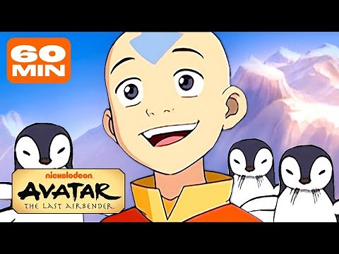 Katara & Aang Travel to the North Pole & Survive the Cold! | 1 Hour | Avatar: The Last Airbender