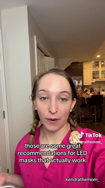 Is led masks worth the hype? #ledmask #ledmasks #lightthreapy #kendrathemom #medicalaesthetics