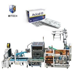 [Hot Item] High Speed 100 Box/Min Automatic Pill Blister Board Box Folding Cartoning Form Fill Seal Wrapping Flow Packaging Packing Filling Machine