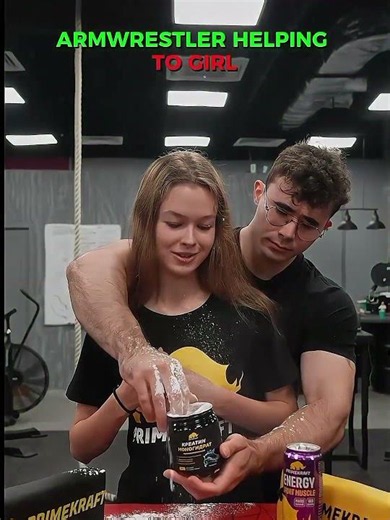 Strongest Girl Shocked Akimbo With His Strength 💪🔥 #armwrestling