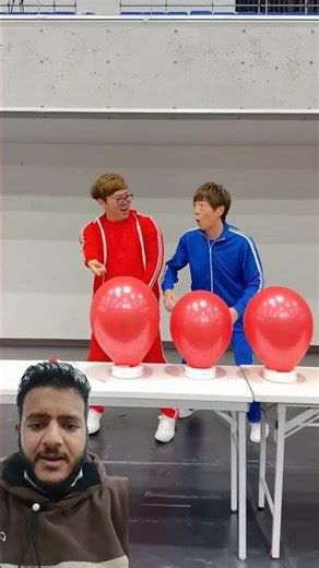 brothers balloon 🎈 🍾 pooping challenge