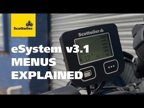 Scottoiler eSystem v3.1 | Menus Explained | Electronic Chain Oiler