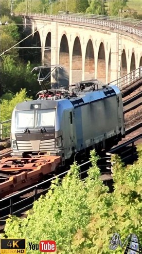 Short aus dem Video #1135 - Railpool Vectron BR193 129-4 mit LKW Walter KLV Zug