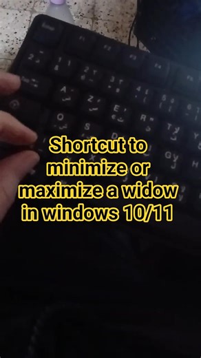 Shortcut to minimize or maximize a widow in windows 10/11 #windows #windows10 #windows11