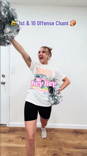 First & Ten Offensive Chant: OH OH A FIRST AND TEN #cheerleading #chant