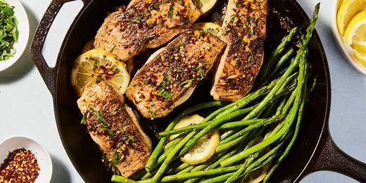 Our Garlicky Lemon Mahi-Mahi Recipe Is A Date Night Stunner