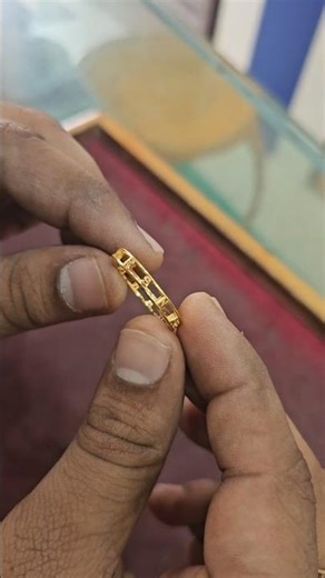 Name Ring in Newest Pattern you can ever Imagine in just 3.5 grams - 916 22KT Hallmarked Gold