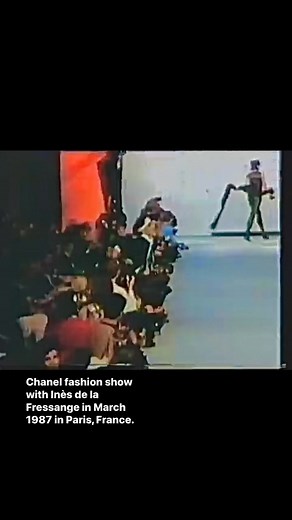 210K views · 3K reactions | Chanel fashion show with Inès de la Fressange in March 1987 in Paris, France. | Runwaymodel | Facebook