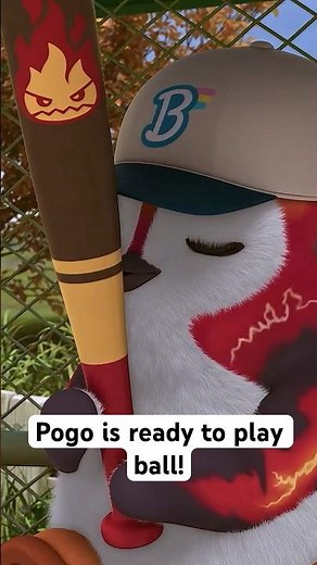 Meet Bam. He's Pogo's lucky bat.