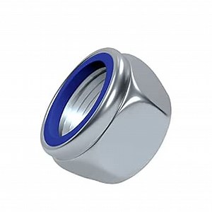 M3 Stainless Steel Lock Nuts 350pcs 316 Stainless Steel Hex Lock Nylon Insert Nut (350pcs, 316 M3)