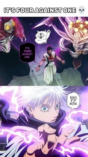 It's Four Against One | #anime #jjk #shorts