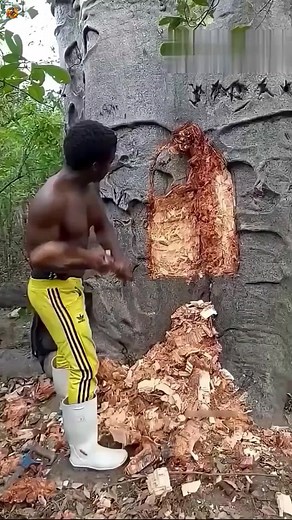 La tribu africana que vive en los gigantescos baobabs