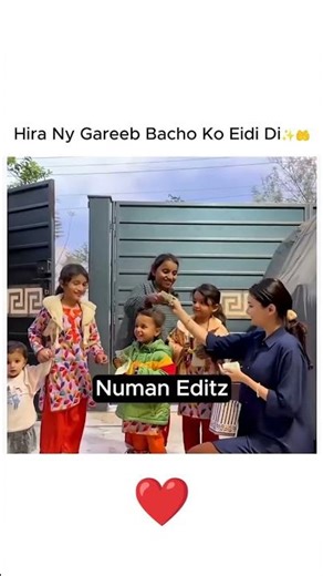 Hira Ny Gareeb Bacho Ko Eidi di❤️😥#sistrology