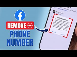 How to Remove Number On Facebook! [Delete]
