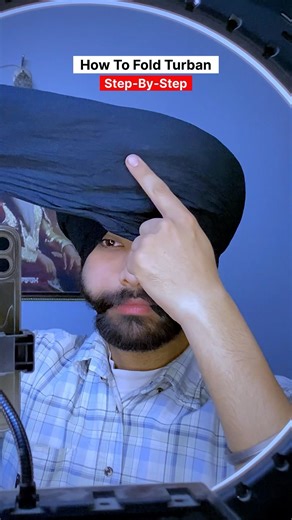 How to fold turban step-by-step | Vikram Gahir | #sardar #sikh #viral #motivation #shortsfeed