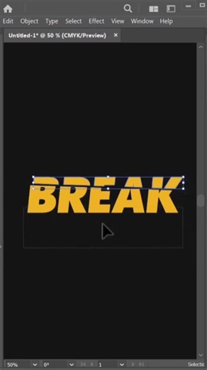 Split_text_Effect_in_Adobe_Illustrator_#shorts_#illustrator #photoshop #logo #design