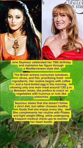 Jane Seymour turns 75 and remains young and beautiful #hollywoodbuzz #english