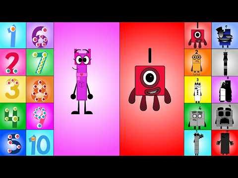Mashup: Number Creatures Band 1-10 vs Numberblocks Band OC 1 2 3 I Video Contest 2026!!!