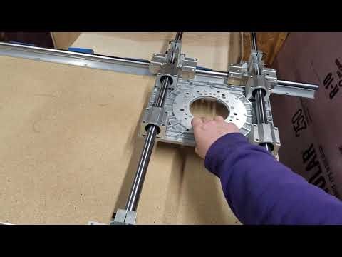 linear rail router sled