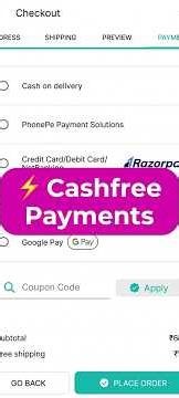 💰 Cashfree Payment Gateway for WooCommerce Apps | FluxBuilder 🚀