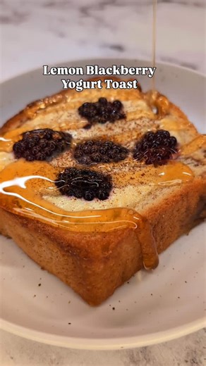 Suvie Kitchen Robot | 🍋 Lemon Blackberry Yogurt Toast 🫐 Bright, creamy, and just sweet enough — this yogurt toast is the perfect elevated breakfast or brunch... | Instagram