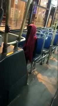 Faceless lady in Delhi Bus