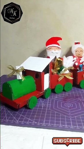 Diy Christmas Train Decoration