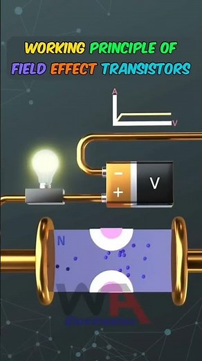 Working Principle of FET Field Effect Transistors #fet #mosfet #transistor #transistors