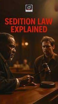 Understanding Sedition Law in India | BNS Section 152 #SeditionLaw #SeditionExplained #BNS152