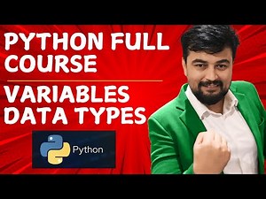 Python Full Course❤️ | Variables & Data Types | Everything Must Know | Lecture 1
