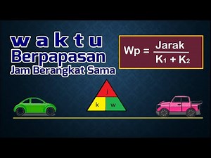 CARA MENGHITUNG WAKTU BERPAPASAN JAM BERANGKAT SAMA