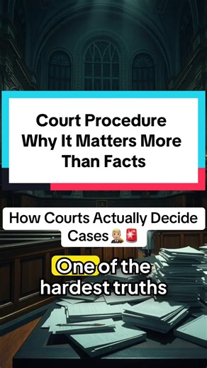 Court outcomes depend on procedure, timing, and the official record. Understanding how courts actually decide cases changes how people protect their rights. Court procedure How judges decide cases Court record rules Legal process explained Justice files #legaleducation #familycourt #courtrights #knowyourrights #justicefiles
